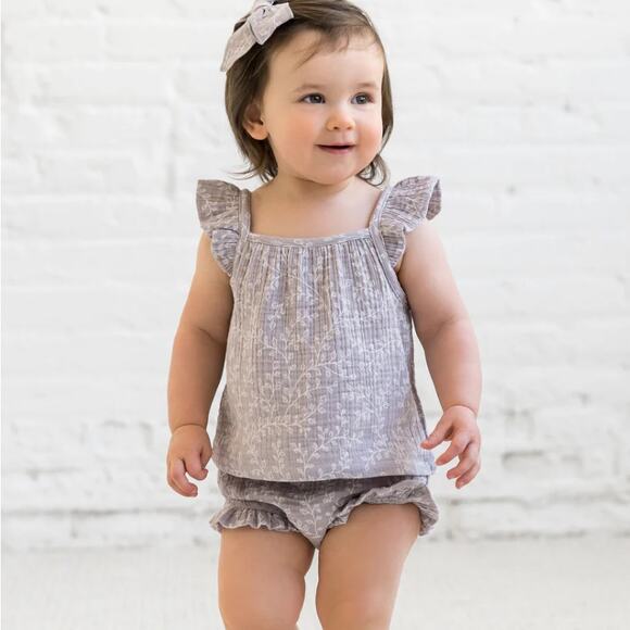 Colored Organics Kendi Suki Muslin Tank and Bloomer Set - Picture 1 of 3